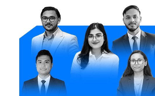 Composite photo of five Restart Growth Academy mentors